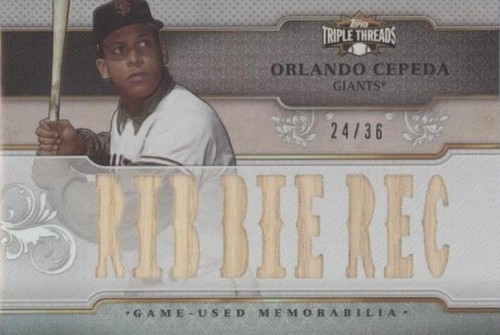 2014 Topps Triple Threads - Orlando Cepeda #TTR-OC3