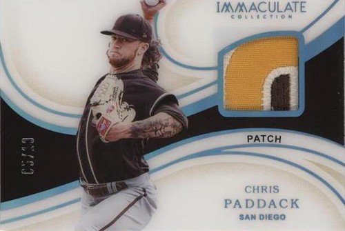 2020 Panini Immaculate Collection - Chris Paddack #M-CP