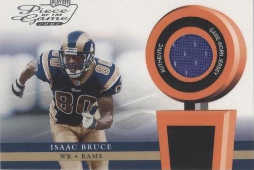 2002 Playoff Piece of the Game Isaac Bruce #POG-23