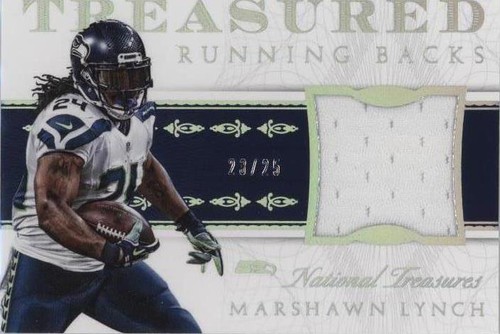 2015 Panini National Treasures Marshawn Lynch #TRB-ML