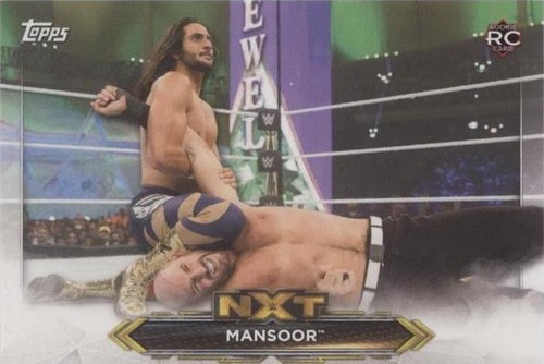 2020 Topps WWE NXT - Mansoor #NXT-30