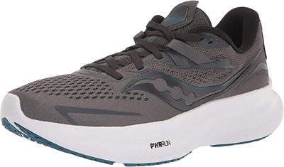 

Мужские кроссовки Saucony Ride 15, темно-серый/оттенок, 9,5 D(M) США, Charcoal/shade