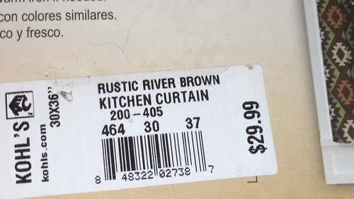 NEW RUSTIC RIVER BROWN SET 2 30