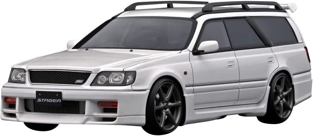 ignition model 1/18 NISSAN STAGEA 260RS (WGNC34) White ignition model 1/18 NISSAN STAGEA 260RS (WGNC34) White