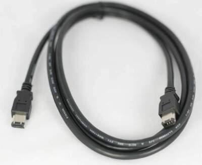 6FT Firewire Cable Black 6PIN 6PIN 6p 6p