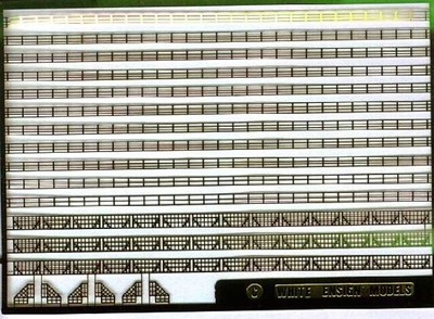 WEM (PE7002) 1:700 Modern Royal Navy Rails & Flightdeck Netting Etched Parts