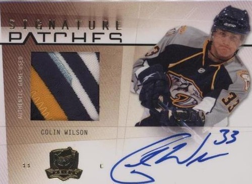 2009-10 Upper Deck The Cup - Colin Wilson #SP-CW