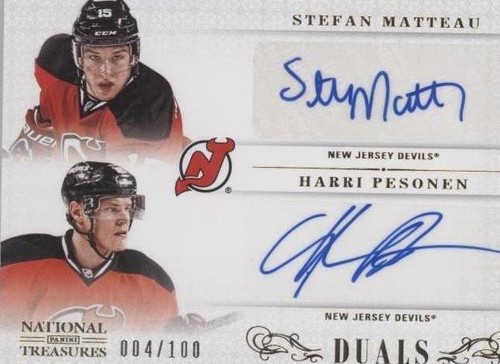 2013-14 Panini National Treasures - Harri Pesonen Stefan Matteau #D-DEV