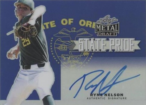 2019 Leaf Metal Draft - Ryne Nelson #SP-RN1