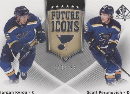 2021-22 SP Authentic - Jordan Kyrou Scott Perunovich #FI-26