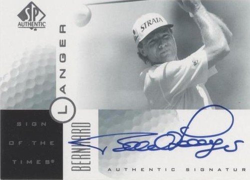 2001 SP Authentic - Bernhard Langer #BL