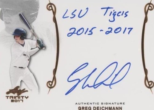 2017 Leaf Trinity - Greg Deichmann #A-GD1