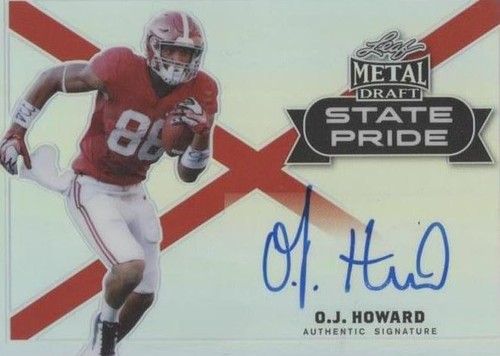 2017 Leaf Metal Draft O.J. Howard #SP-OJH