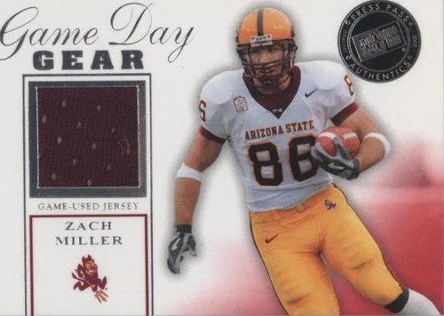 2007 Press Pass SE Zach Miller #GDG-ZM