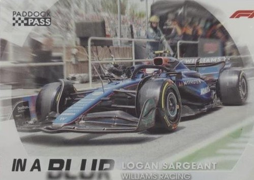 2024 Topps Paddock Pass Formula 1 - Logan Sargeant #BL-20