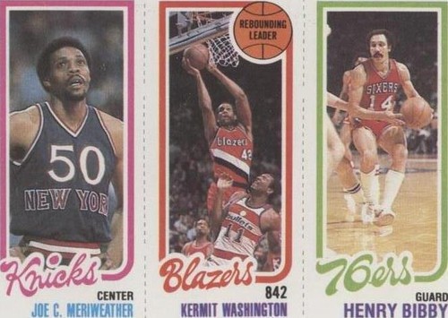 1980-81 Topps - Henry Bibby/Joe Meriweather/Kermit Washington #177-196-169