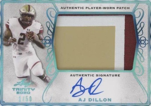 2020 Leaf Trinity A. J. Dillon #PA-AJD