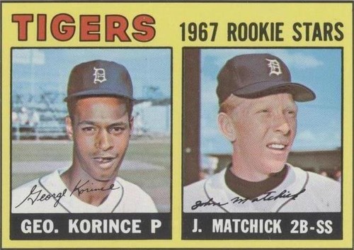 1967 Topps - George Korince James Brown Tom Matchick #72