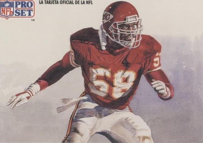 Juego profesional español Derrick Thomas #294 1991