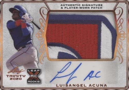 2020 Leaf Trinity - Luisangel Acuna #PA-LA1