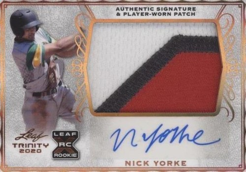 2020 Leaf Trinity - Nick Yorke #PA-NY1