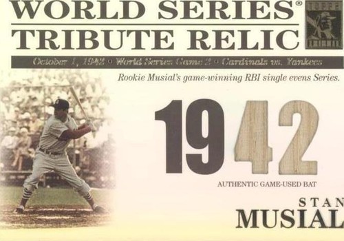 2003 Topps Tribute World Series - Stan Musial #TR-SM