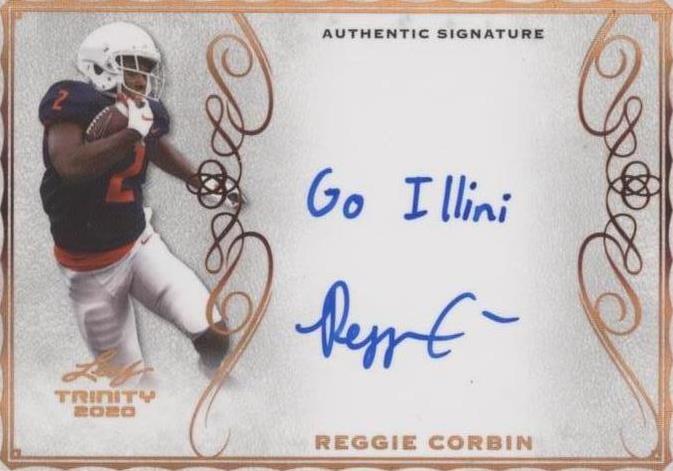 2020 Leaf Trinity Reggie Corbin #A-RC1