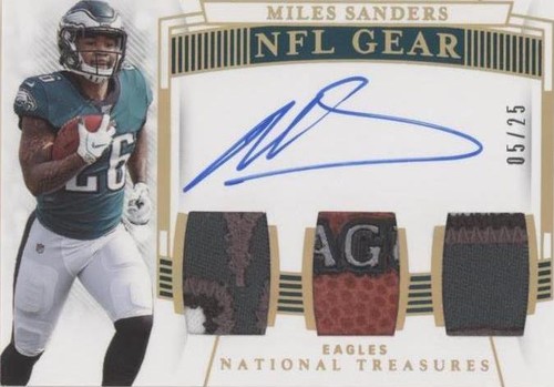2019 Panini National Treasures Miles Sanders #RST-MS