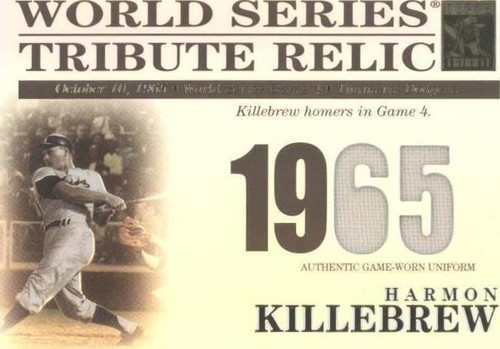 2003 Topps Tribute World Series - Harmon Killebrew #TR-HK
