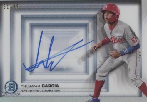 2022 Bowman - Yhoswar Garcia #BDB-YG
