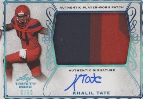 2020 Leaf Trinity Khalil Tate #PA-KT1