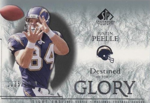 2002 SP Legendary Cuts Justin Peelle #178