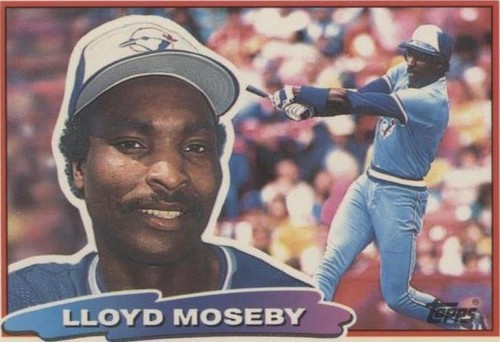 1988 Topps Big - Lloyd Moseby #113
