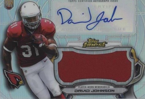 2015 Topps Finest David Johnson #AJRR-DJO