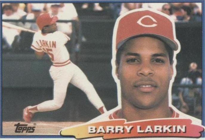 Barry Larkin Cincinnati Reds Baseball Sports Trading Cards Barry Larkin Cincinnati Reds Baseball Sports Trading Cards