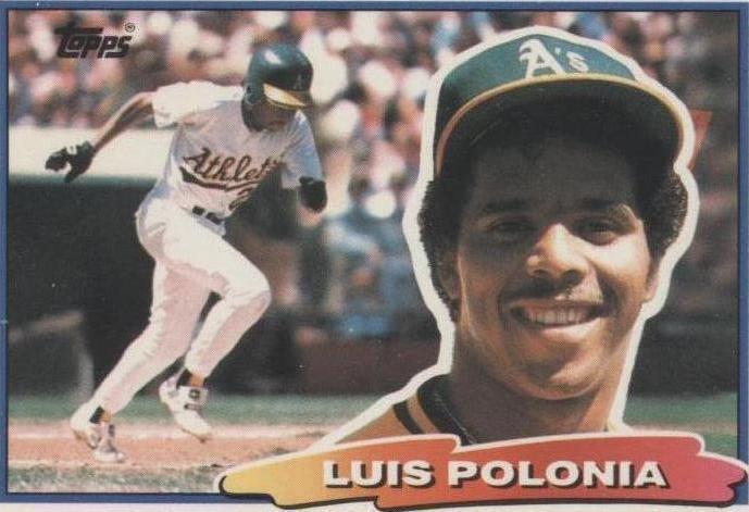 Topps Big 1988 - Luis Polonia #65