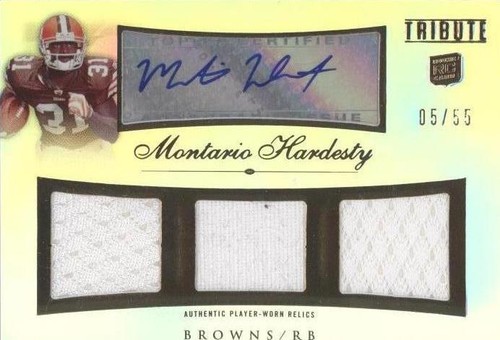 2010 Topps Tribute Montario Hardesty #ATR-MHA