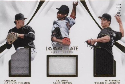 2017 Panini Immaculate Collection - Alex Reyes Carson Fulmer Tyler Glasnow #ITP-FRG