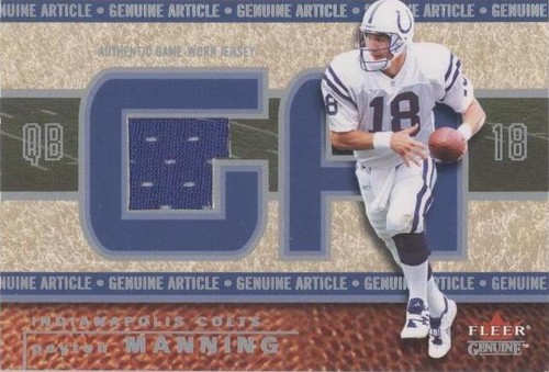 2002 Fleer Genuine Peyton Manning #GA-PM