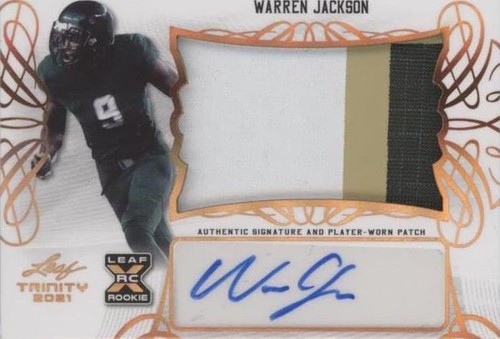 2021 Leaf Trinity Warren Jackson #PA-WJ1