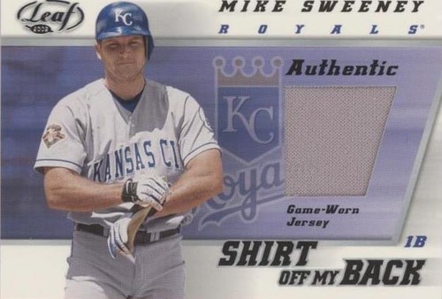 2002 Leaf - Mike Sweeney #SBMS