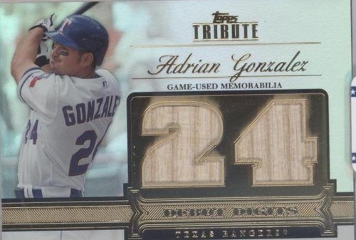 2012 Topps Tribute - Adrian Gonzalez #DD-AG