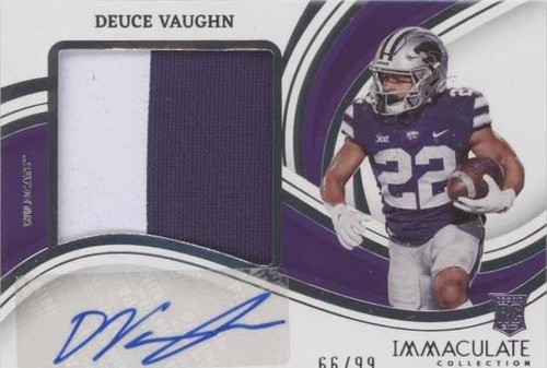 2023 Panini Immaculate Collection Collegiate Deuce Vaughn #PPRA-DEV