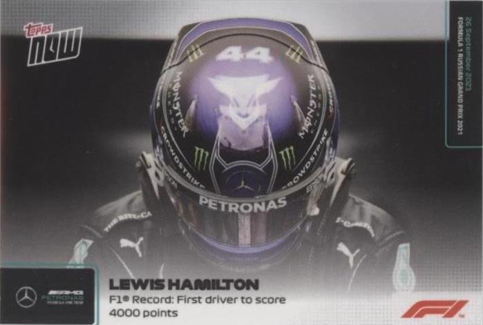 2021 Topps Now F1 - Lewis Hamilton #056