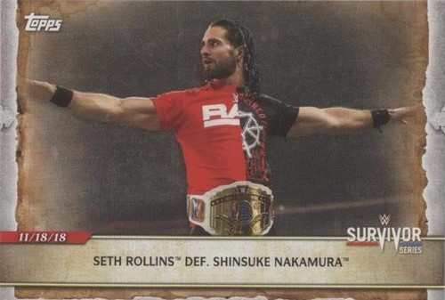 2020 Topps WWE Road to Wrestlemania - Seth Rollins #28