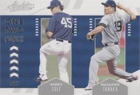 2020 Panini Absolute - Gerrit Cole Masahiro Tanaka #OTP9