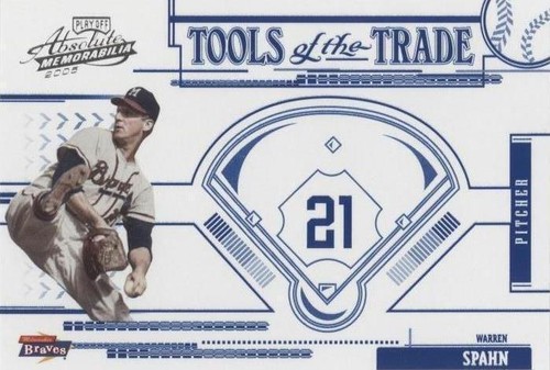 2005 Playoff Absolute Memorabilia - Warren Spahn #TT-196