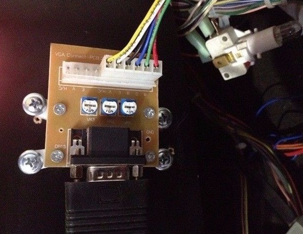 CGA to VGA or VGA to CGA Adapter CGA/VGA VGA/CGA Arcade Monitor Converter