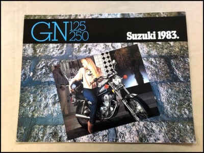 1983 Suzuki GN125 GN250 Original Motorcycle Bike Sales