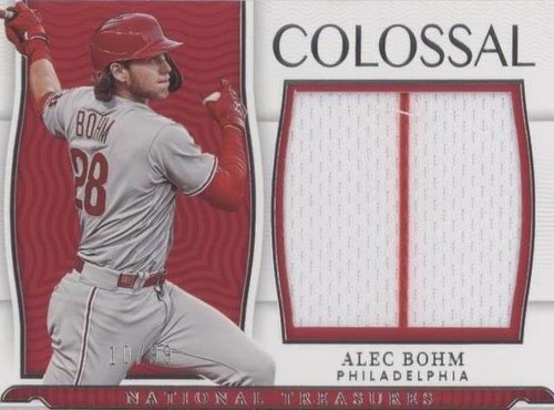 2022 Panini National Treasures - Alec Bohm #CLM-AB